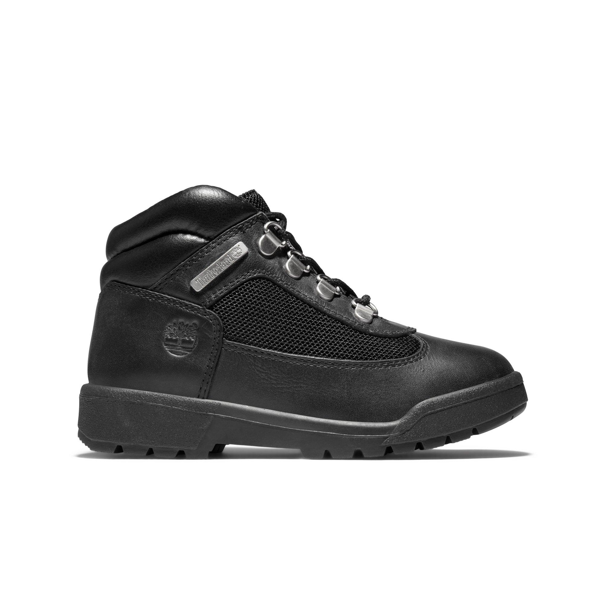 All black timberlands grade hot sale school